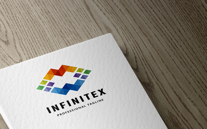 Download Шаблон логотипа "Pixel Infinity Logo Template" / Pixel Infinity Logo Template - Шаблон логотипа на тему графика app,belief,bold,brand,branding,colorful,communication,company,consult logo,consulting,corporate,creative,development,elegant,endless,human,infinity,law,logo,management