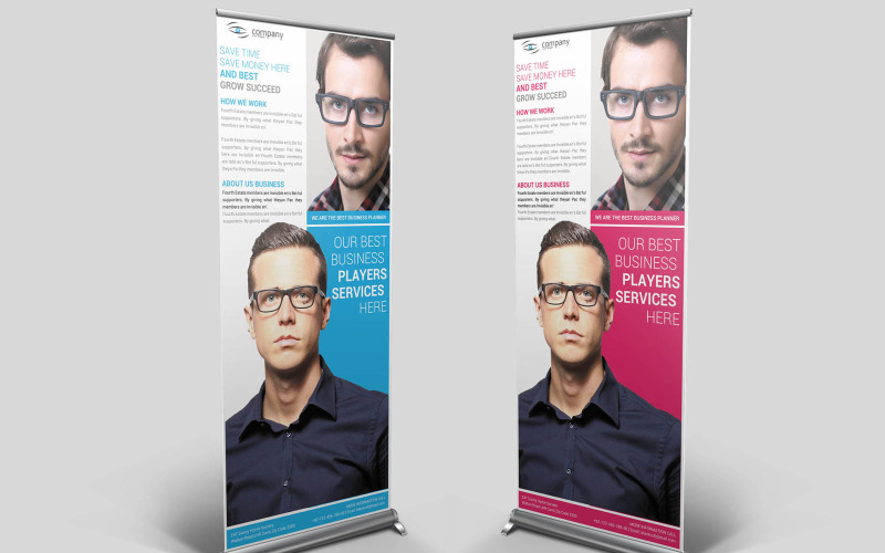 PSD шаблон Business Player