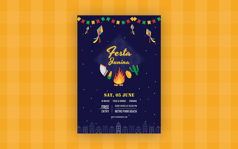Download Фирменный стиль "Festa Junina Flyer - Corporate Identity Template" / Festa Junina Flyer - Corporate Identity Template - Фирменный стиль на тему графика festa,junina,flyer,template,flyers,templates,festival,festivals,brazil,brazilian,day,celebration,celebrations,promotion,promotions,promote