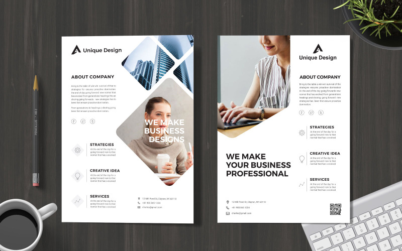 Minimal Business - Huisstijlsjabloon