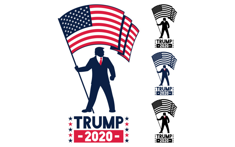 Download Иллюстрация "Trump 2020 - Illustration" / Trump 2020 - Illustration - Иллюстрация на тему графика trump,donald trump,donald,president,presidential,campaign,presidential campaign,elections,reelection,2020,usa,us,united states of america,america,flag,silhouette,bearer,political,rally,victor