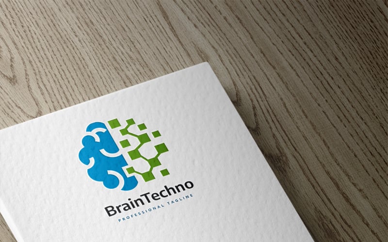 Download Шаблон логотипа "Brain Technology Logo Template" / Brain Technology Logo Template - Шаблон логотипа на тему графика abstract,brain,connect,creative,digi,digital,frame,human,innovation,intelligent,mind,print ready,psychology,smart,smart objects,software,talk,tech,technology,template
