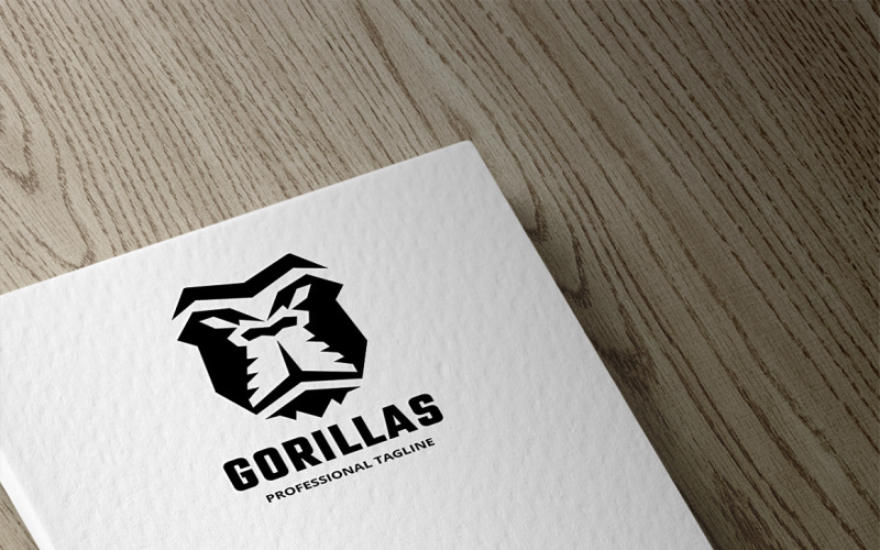 Download Шаблон логотипа "Gorillas Logo Template" / Gorillas Logo Template - Шаблон логотипа на тему графика angry,animals,ape,boss,branding,club,creative,gorilla,graphic,head,mascot,killer,logo,mafia,monkey,pistol,primate,retro,sport,vector