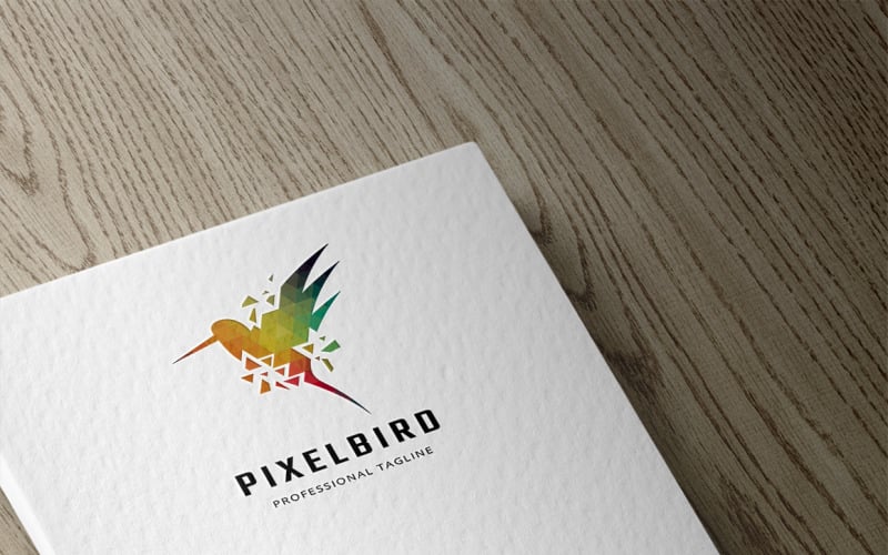 Download Шаблон логотипа "Pixel Bird Logo Template" / Pixel Bird Logo Template - Шаблон логотипа на тему графика animal,animals,art,arts,bird,bird logo,birdy,blue bird,child,creation,creative,creativity,daycare,digital,flight,fly,idea,internet,logo,media