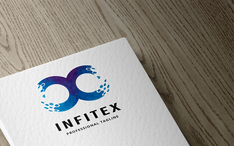 Download Шаблон логотипа "Pixel Infinity Logo Template" / Pixel Infinity Logo Template - Шаблон логотипа на тему графика abstract,architect,business,communication,communications,consulting,corporate,endless,entertainment,exchange,expert,fluidity,infinite,infiniti,infinity,investment,marketing,media,sharing,soft