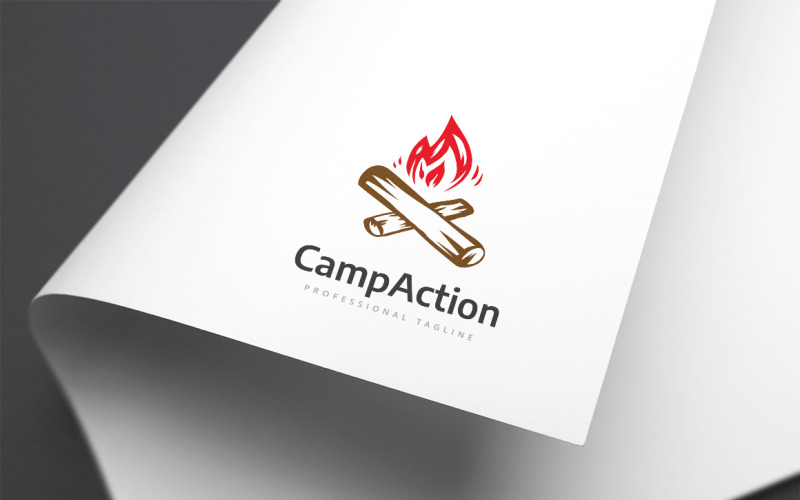 Download Шаблон логотипа "Camp Action Logo Template" / Camp Action Logo Template - Шаблон логотипа на тему графика bbq,bonfire,camp,campfire,camping,campsite,editable logo template,editable vector logo,ember,guide,logo template,nature logos,orienteering logo,outdoor,outdoor adventure,rescue team,survival 