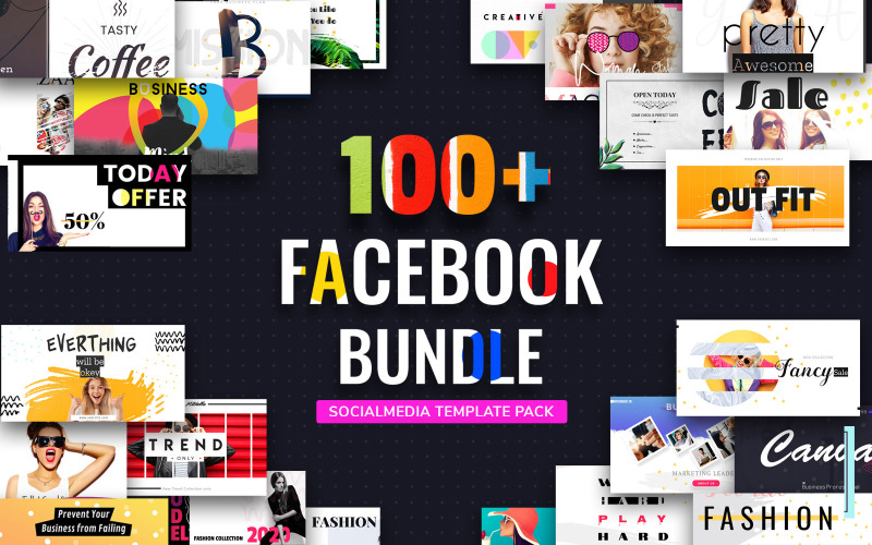 Download Шаблон для соцсетей "Facebook Post  Bundle II Social Media Template" / Facebook Post  Bundle II Social Media Template - Шаблон для соцсетей на тему графика facebook,post,template,bundle,templates,social,media,pack,kit,business,blog,fashion,shop,magazine,presentation,presentations,promotion,promotions,instagram