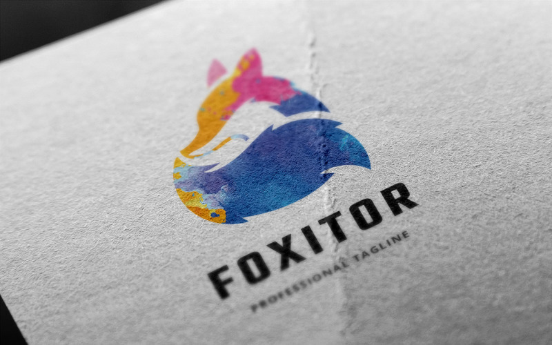 Foxitor logotyp mall