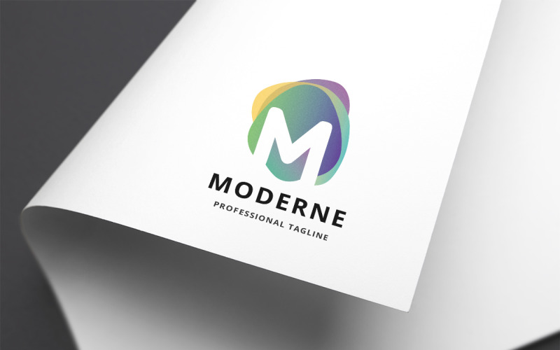 Download Шаблон логотипа "Moderne Letter M Logo Template" / Moderne Letter M Logo Template - Шаблон логотипа на тему графика agency,brand,branding,business,clean,company,corporate,cube,cubic,cubical,entertainment,firm,group,hexa,hexagon,identity,letter m,media,modern,movie