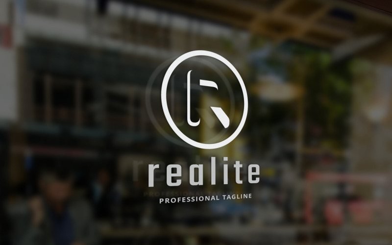 Realite Letter R Logo sjabloon