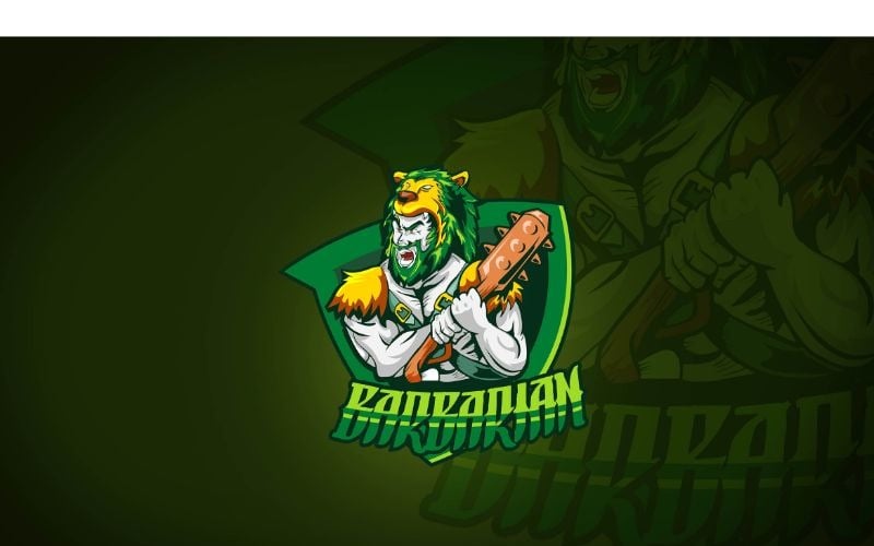 Download Шаблон логотипа "Esport Barbarian 2 Logo Template" / Esport Barbarian 2 Logo Template - Шаблон логотипа на тему графика brand,esport,gamers,games,identity,illustrations,legion,logo,mascot,mobile gamers,online,pc gamers,squad,teams,template,vectors