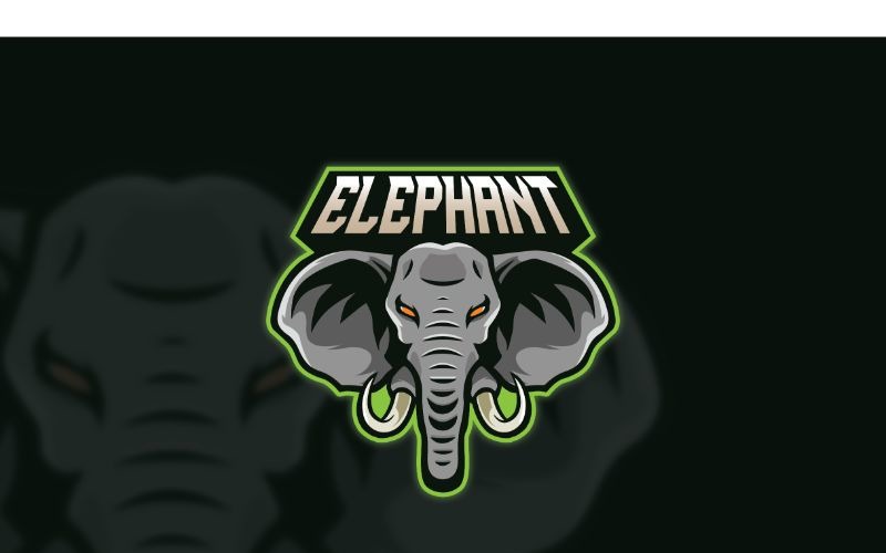 Download Шаблон логотипа "Esport Elephant Logo Template" / Esport Elephant Logo Template - Шаблон логотипа на тему графика brand,esport,gamers,games,identity,illustrations,legion,logo,mascot,mobile gamers,online,pc gamers,squad,teams,template,vectors