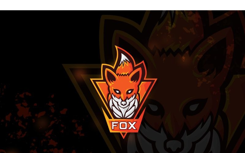 Esport Fox Logo šablona