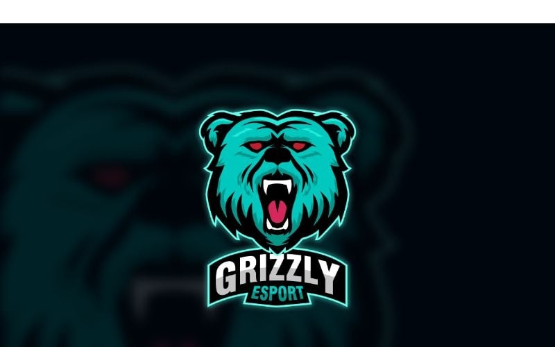 Download Шаблон логотипа "Esport Grizzly Esport Logo Template" / Esport Grizzly Esport Logo Template - Шаблон логотипа на тему графика brand,esport,gamers,games,identity,illustrations,legion,logo,mascot,mobile gamers,online,pc gamers,squad,teams,template,vectors