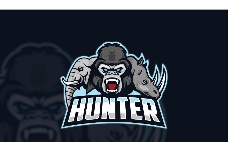 Download Шаблон логотипа "Esport Lo Logo Template" / Esport Lo Logo Template - Шаблон логотипа на тему графика brand,esport,gamers,games,identity,illustrations,legion,logo,mascot,mobile gamers,online,pc gamers,squad,teams,template,vectors