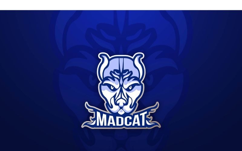 Esport Madcat Logo Template