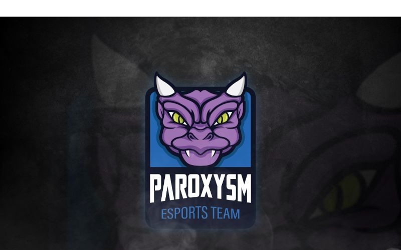 Download Шаблон логотипа "Esport Paroxysm Logo Template" / Esport Paroxysm Logo Template - Шаблон логотипа на тему графика brand,esport,gamers,games,identity,illustrations,legion,logo,mascot,mobile gamers,online,pc gamers,squad,teams,template,vectors