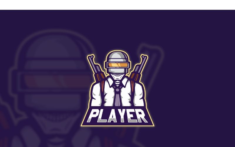 Download Шаблон логотипа "Esport Player Unkown Logo Template" / Esport Player Unkown Logo Template - Шаблон логотипа на тему графика brand,esport,gamers,games,identity,illustrations,legion,logo,mascot,mobile gamers,online,pc gamers,squad,teams,template,vectors