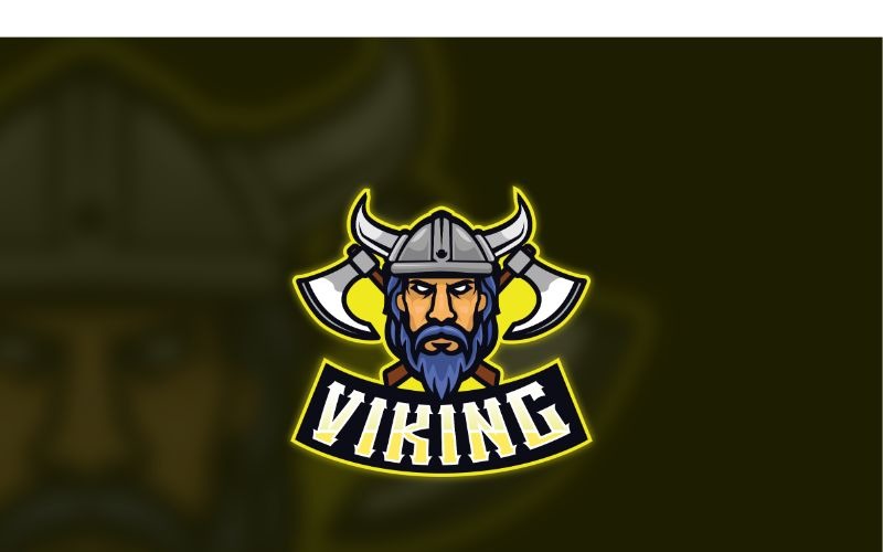 Download Шаблон логотипа "Esport Viking 2 Logo Template" / Esport Viking 2 Logo Template - Шаблон логотипа на тему графика brand,esport,gamers,games,identity,illustrations,legion,logo,mascot,mobile gamers,online,pc gamers,squad,teams,template,vectors