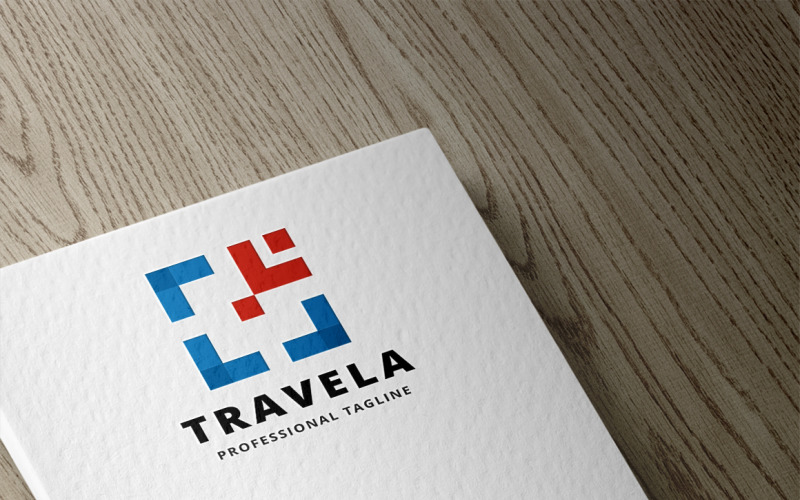 Modelo de logotipo de agente de viagens