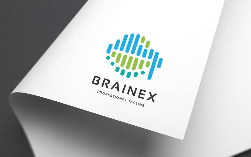 Download Шаблон логотипа "Wave Brain Technolgy Logo Template" / Wave Brain Technolgy Logo Template - Шаблон логотипа на тему графика brain,communication,connect,connection,corporate,creative,data,digital,dot,experiment,health,idea,information,intelligence,intelligent,mind,modern,network,science,smart
