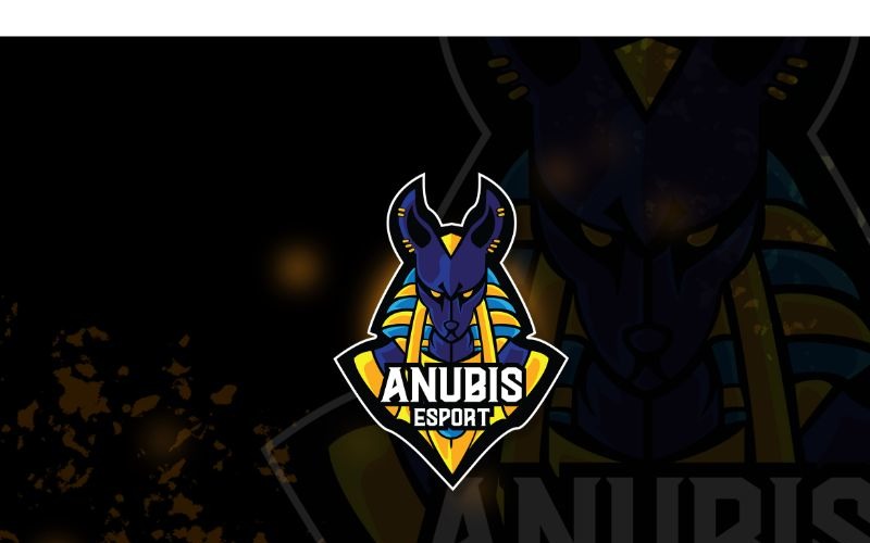 Download Шаблон логотипа "Esport Anubis Logo Template" / Esport Anubis Logo Template - Шаблон логотипа на тему графика brand,esport,gamers,games,identity,illustrations,legion,logo,mascot,mobile gamers,online,pc gamers,squad,teams,template,vectors