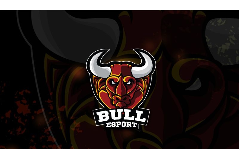 Download Шаблон логотипа "Esport Bull Logo Template" / Esport Bull Logo Template - Шаблон логотипа на тему графика brand,esport,gamers,games,identity,illustrations,legion,logo,mascot,mobile gamers,online,pc gamers,squad,teams,template,vectors