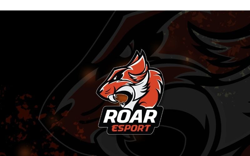 Download Шаблон логотипа "Esport Roar Logo Template" / Esport Roar Logo Template - Шаблон логотипа на тему графика brand,esport,gamers,games,identity,illustrations,legion,logo,mascot,mobile gamers,online,pc gamers,squad,teams,template,vectors