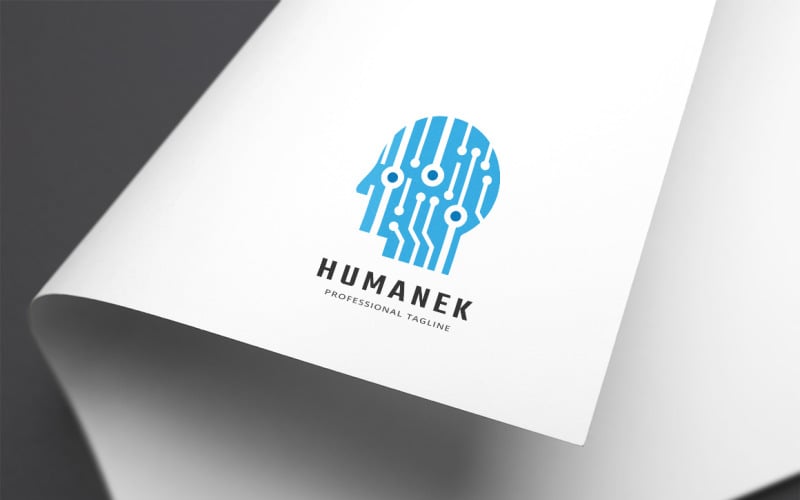 Download Шаблон логотипа "Human Mind Technologies Logo Template" / Human Mind Technologies Logo Template - Шаблон логотипа на тему графика ai,artificial intelligence,brain,brainstorm,brand,bright,consultant,cortex,data,developer,digital,expert,gamer,head,human,intelligence,intelligent,media,mind,neuron