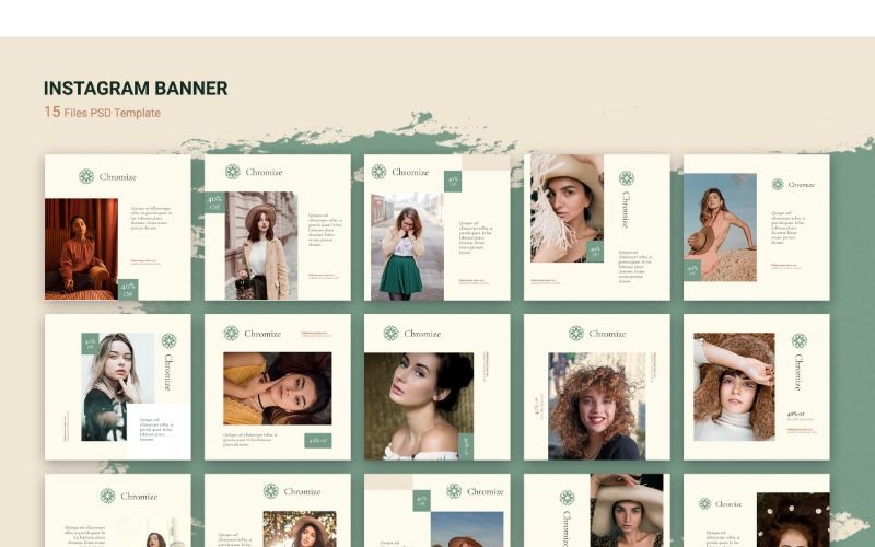 Instagram Banner Chromize Social Media Template