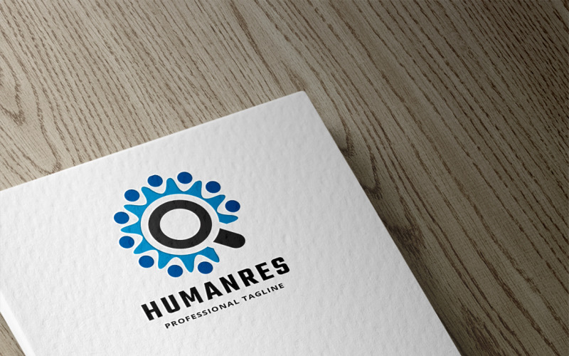 Logo sjabloon voor menselijke hulpbronnen
