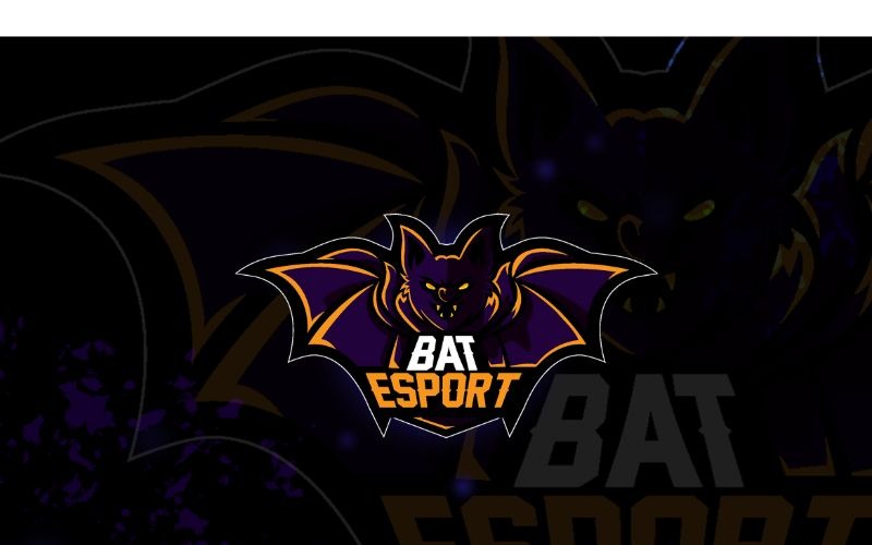 Szablon Logo nietoperza Esport