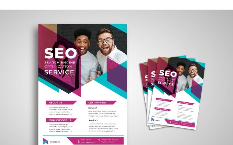 Download Фирменный стиль "Flyer  SEO - Corporate Identity Template" / Flyer  SEO - Corporate Identity Template - Фирменный стиль на тему графика flyer,flyer design,flyer psd template,photoshops,template,background