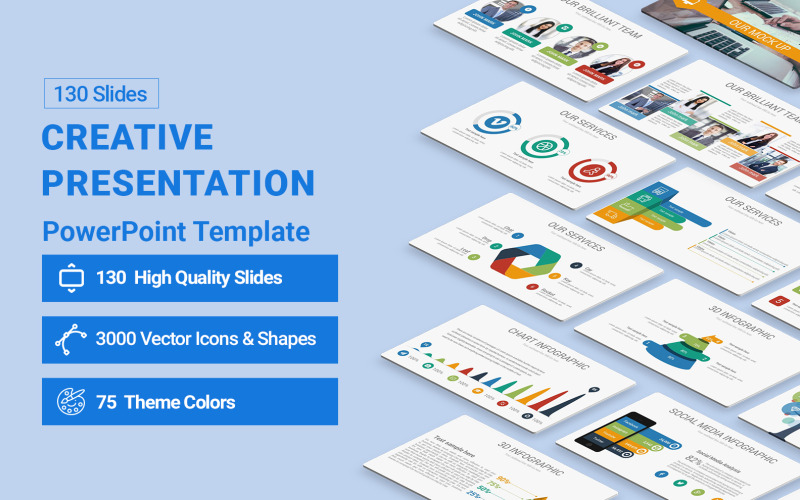 Modello PowerPoint di presentazione multiuso