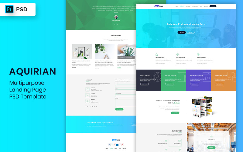 Víceúčelové prvky uživatelského rozhraní šablony cílové stránky