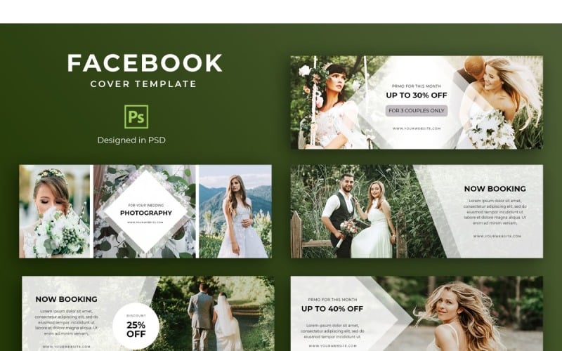 Download Шаблон для соцсетей "Facebook Template Photography for Social Media" / Facebook Template Photography for Social Media - Шаблон для соцсетей на тему графика adobe photoshop,brand,business,cover,facebook,information,product,profile,promotions,services,share,social media,template,trending,website