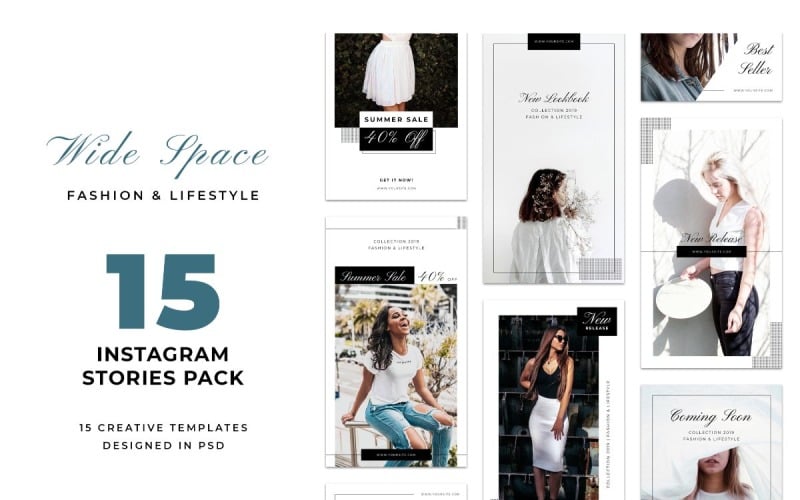 Instagram Template Wide Space for Social Media