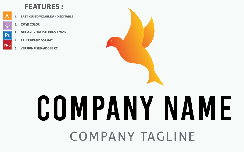 Download Шаблон логотипа "Cute Bird Vector Design Logo Template" / Cute Bird Vector Design Logo Template - Шаблон логотипа на тему графика illustration,silhouette,flying,vector,logo,design,bird,sign,icon,symbol,abstract,business,element,concept,template,dove,wing,creative,pigeon,graphic