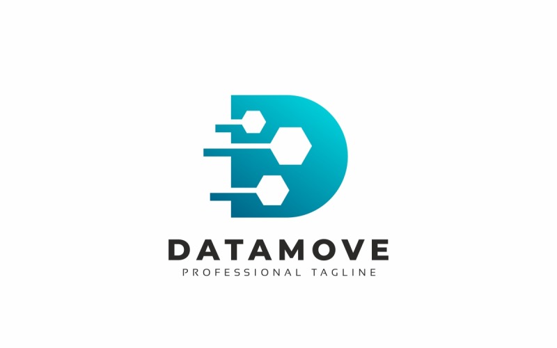 Download Шаблон логотипа "Data Move D Letter Digital Logo Template" / Data Move D Letter Digital Logo Template - Шаблон логотипа на тему графика colorful,communication,connection,d letter,data,delivery,development,digital,dot,entertainment,fast,letter d,logistics,logo,media,motion,move,movement,network,software