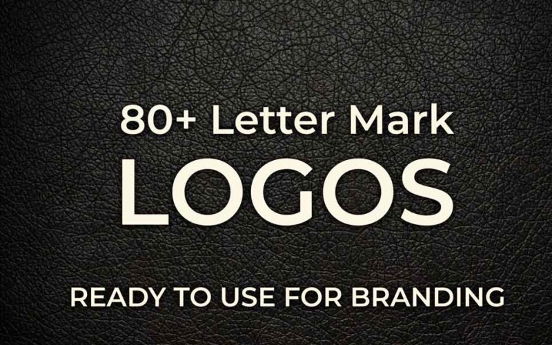 80 Letter Mark  Design Logo Template