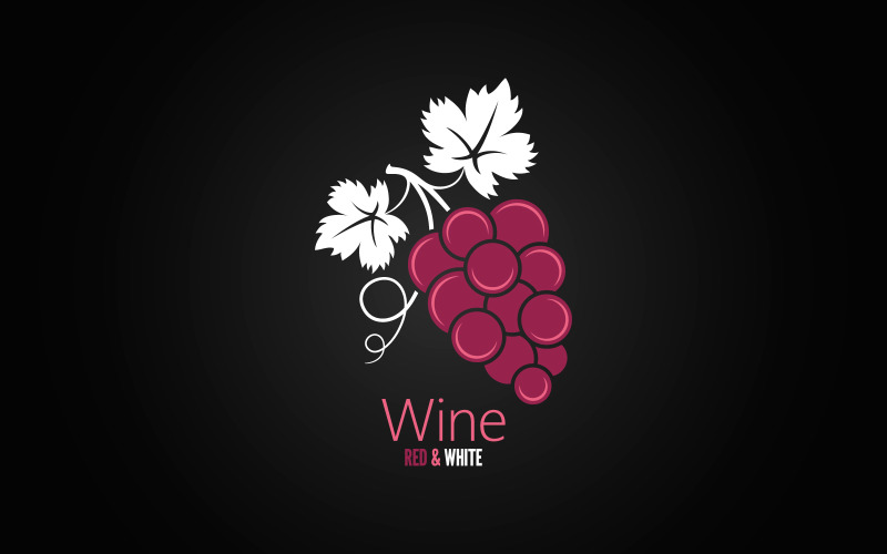 Download Шаблон логотипа "Wine Grapes Design Menu Background Logo Template" / Wine Grapes Design Menu Background Logo Template - Шаблон логотипа на тему графика vine,vintage,wine,winery,restaurant,menu,retro,food,grape,agriculture,drink,elegance,plant,sale,sweet,organic,nature,alcohol,logo,vector