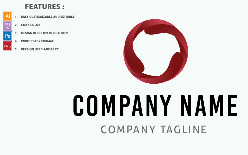 Download Шаблон логотипа "Abstract Circle Icon Vector Design Logo Template" / Abstract Circle Icon Vector Design Logo Template - Шаблон логотипа на тему графика yoga,lotus,spa,zen,logo,icon,spiritual,meditation,health,wellness,nature,flower,relax,body,exercise,people,abstract,template,healthy,floral