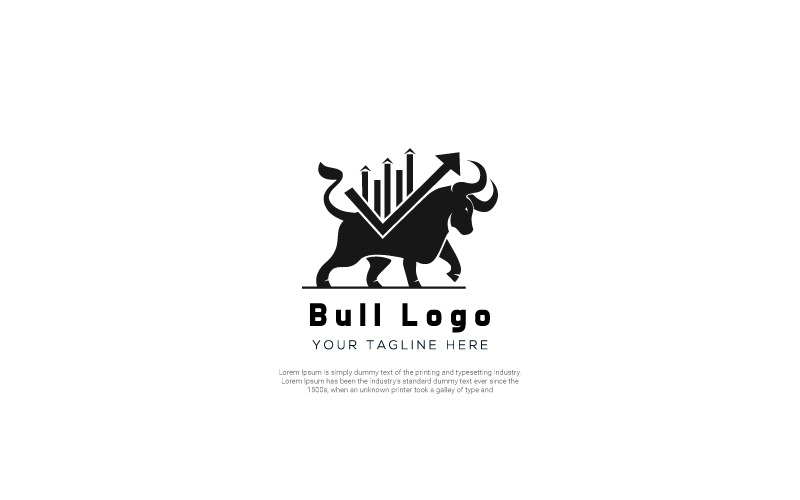 Download Шаблон логотипа "Bull Money Logo Template" / Bull Money Logo Template - Шаблон логотипа на тему графика bull,bull logo,capital market,cash,finance,financial,financial solutions,fund,funding,insurance,market,money,safe,securities,trading