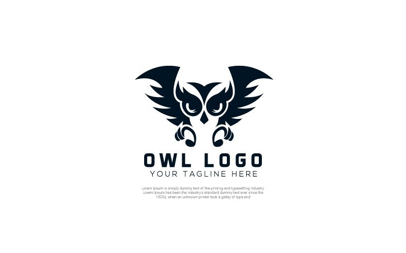 Download Шаблон логотипа "Owl Bird Logo Template" / Owl Bird Logo Template - Шаблон логотипа на тему графика animal,beak,bird,colorful,creative,design,fly,flying,gradient,graphic,green,icon,illustration,internet,logo,mascot,modern,nature,night,nocturnality