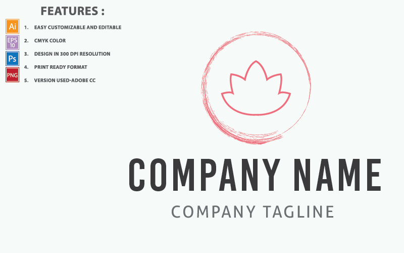 Download Шаблон логотипа "Yoga Vector Design Logo Template" / Yoga Vector Design Logo Template - Шаблон логотипа на тему графика yoga,lotus,spa,zen,logo,icon,spiritual,meditation,health,wellness,nature,flower,relax,body,exercise,people,abstract,template,healthy,floral