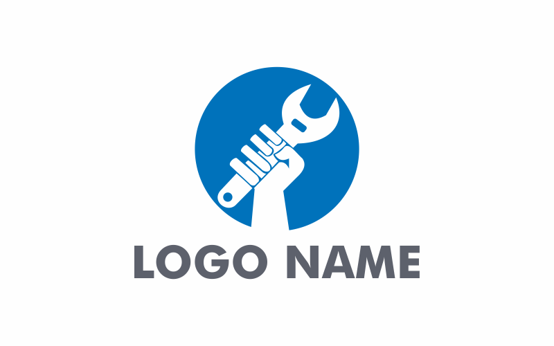 Modello di logo di riparazione automobilistica