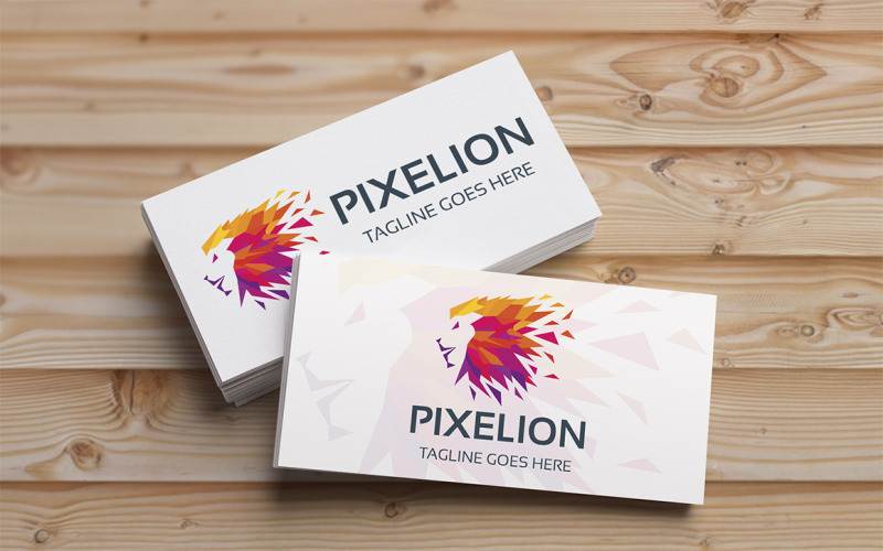 Шаблон логотипа Pixelion