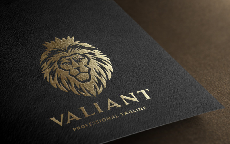 Valiant Lion Logo sjabloon