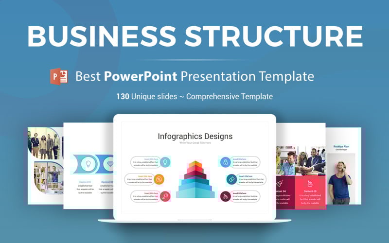 Business Structure PowerPoint template TemplateMonster Business Structure PowerPoint template TemplateMonster