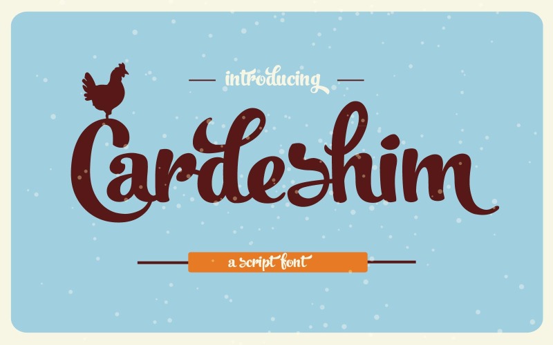 Cardeshim Schriftart